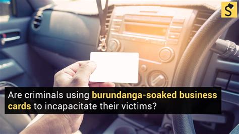 Burundanga/Scopolamine Warning .